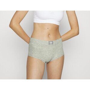 Adidas GB1126 Rib Boyshorts Underwear Grey Melange ( M )